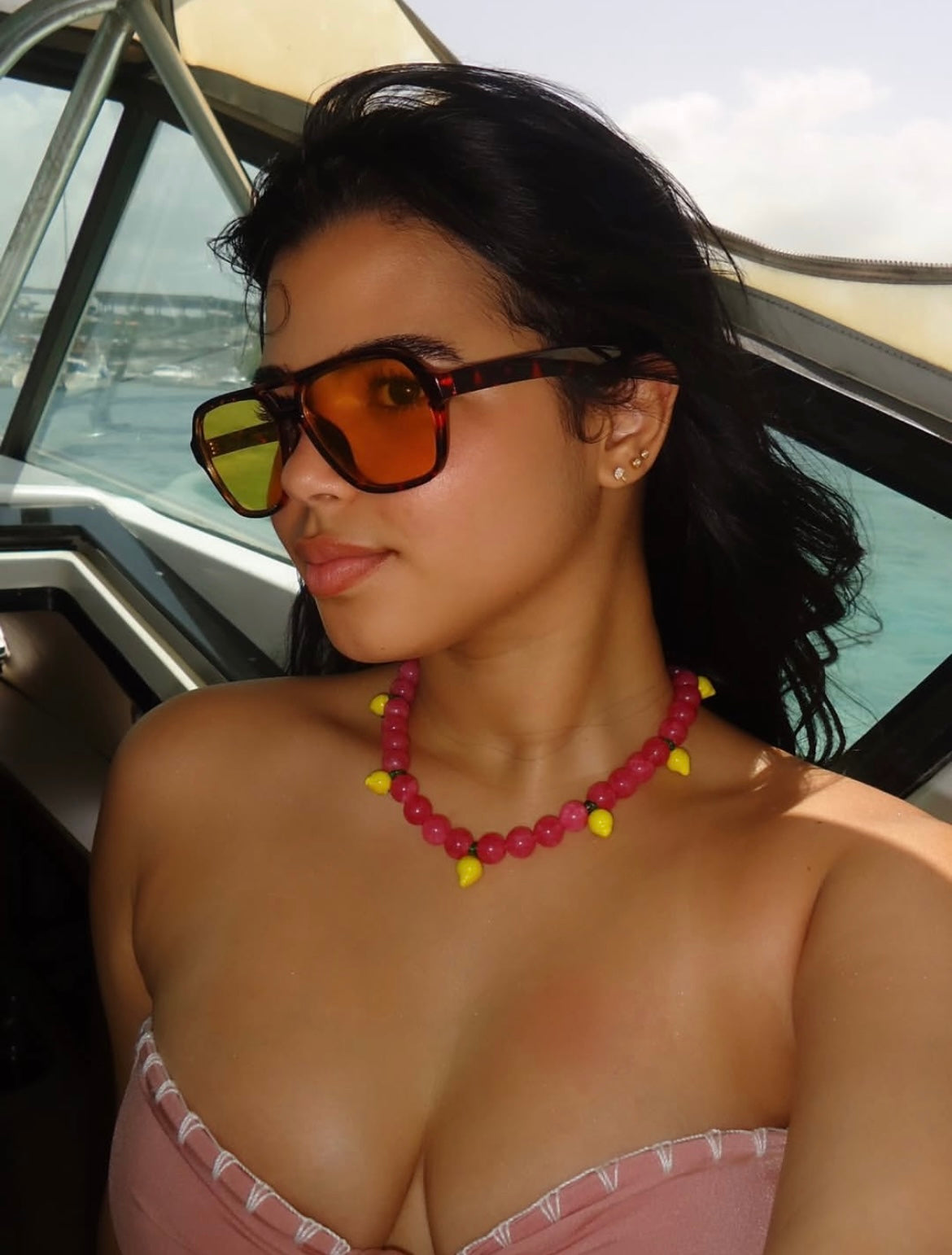 Pink Lemonade Necklace