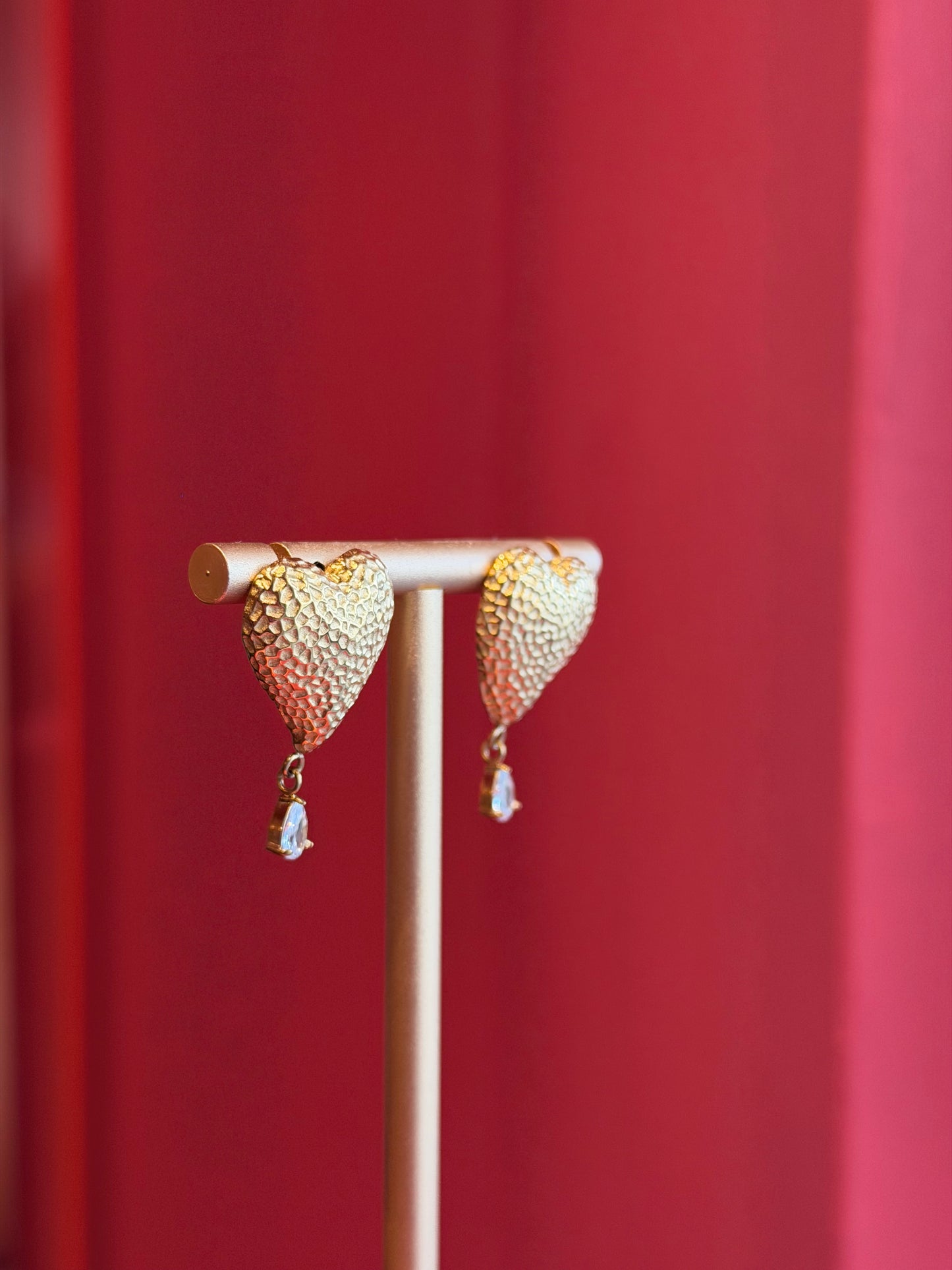 Heart Golden Earrings