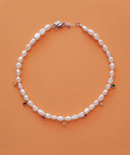Ari Gold Pearl Necklace