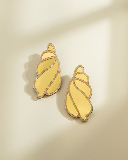 Caracolito Golden Earrings