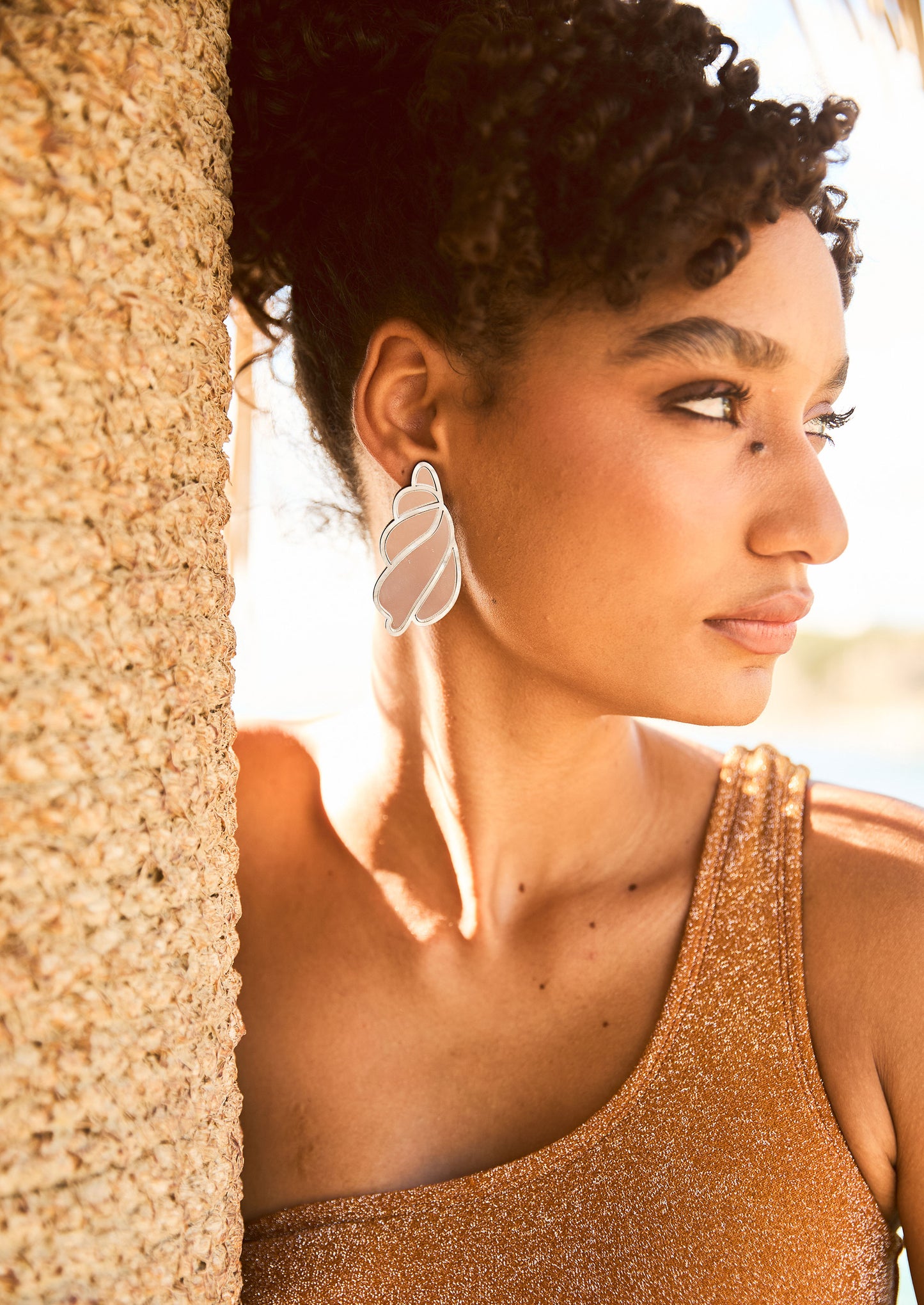 Caracolito Silver Earrings