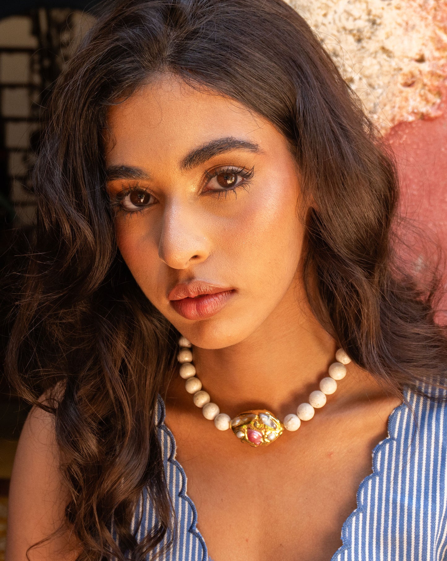 Duna White Necklace