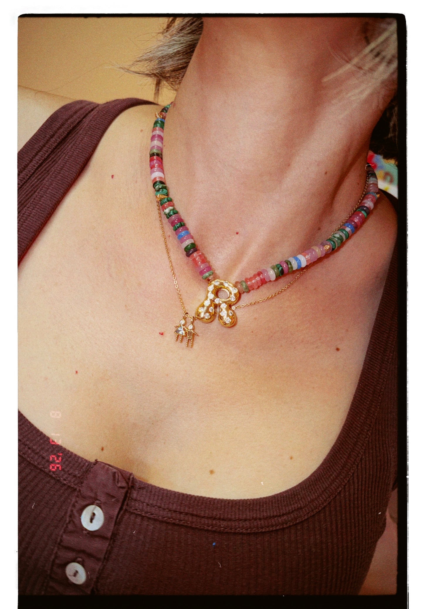 Letter Charm Necklace