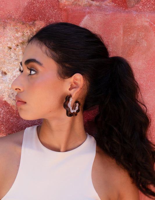 Kachi Brown Hoops