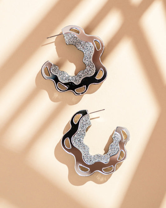 Kachi Silver Hoops