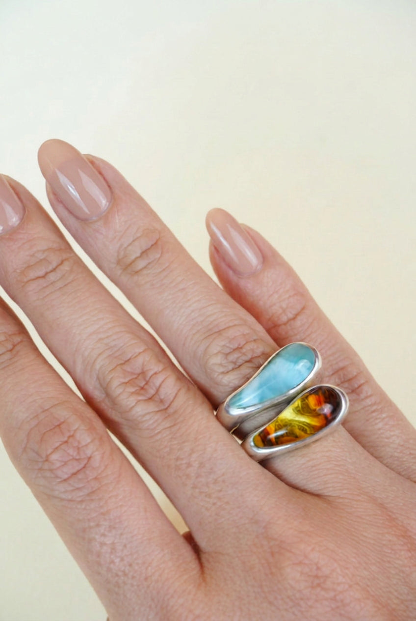 Larimar Ring