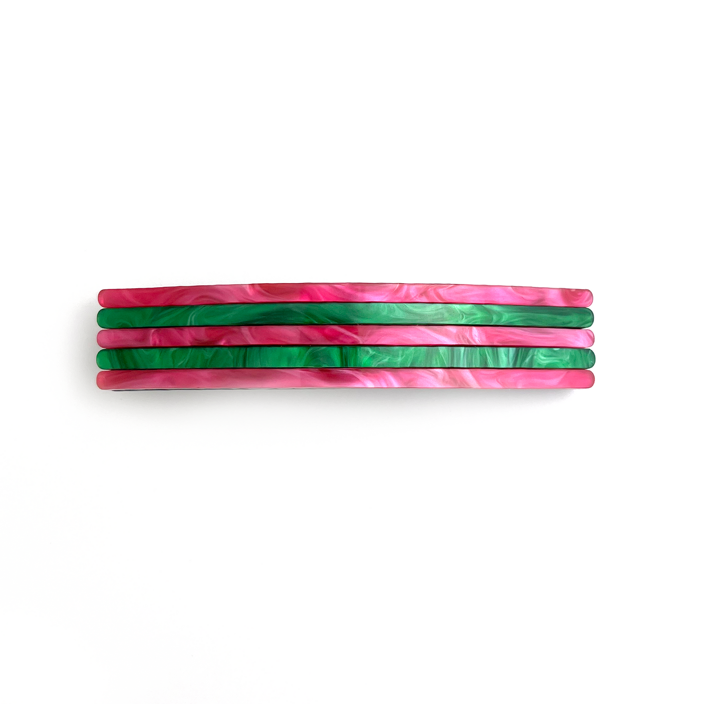 Between the lines green pink hairclip