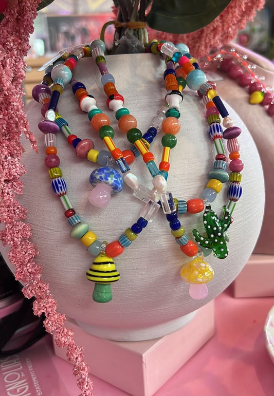 Mushroom Necklace