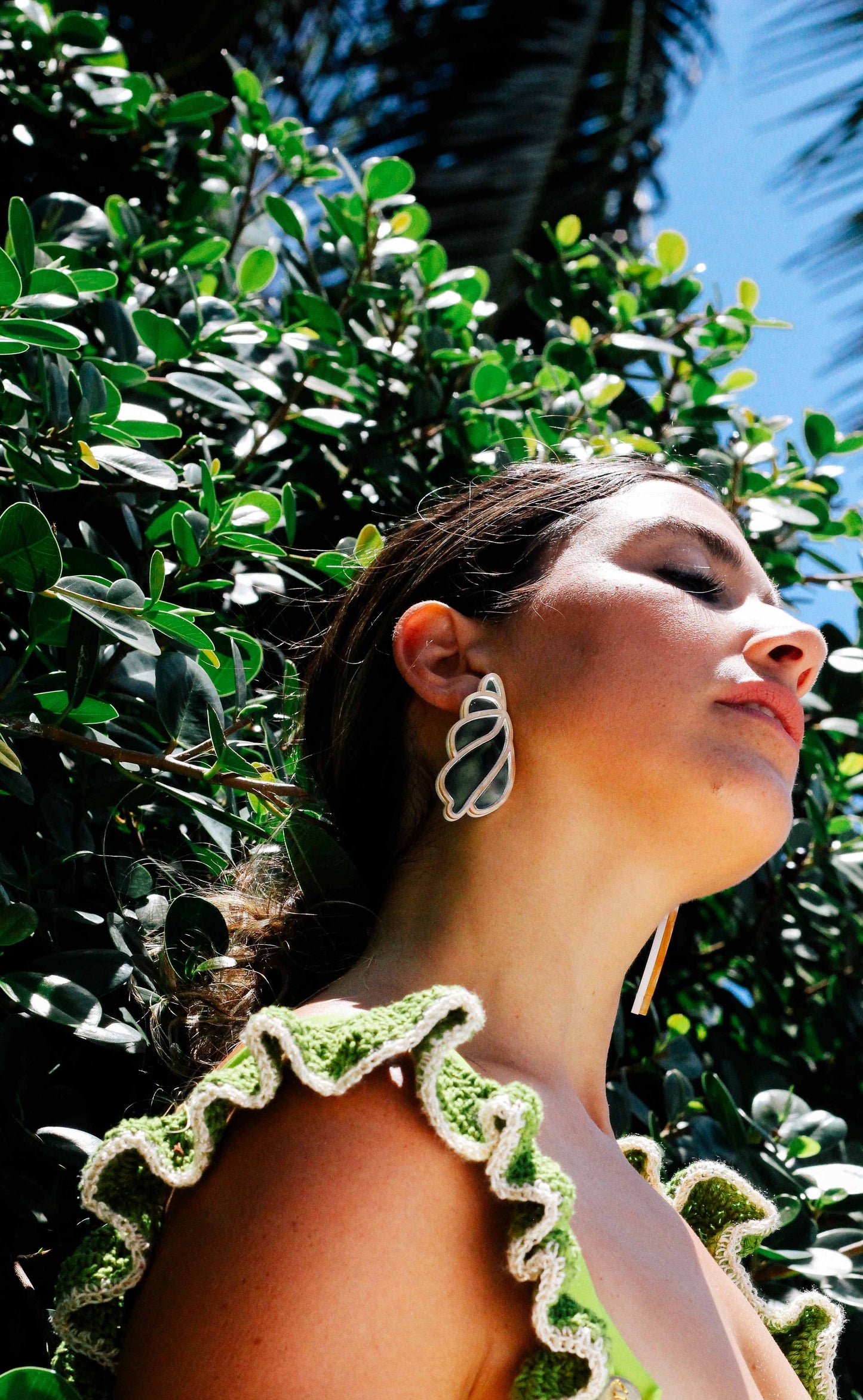 Caracolito Silver Earrings