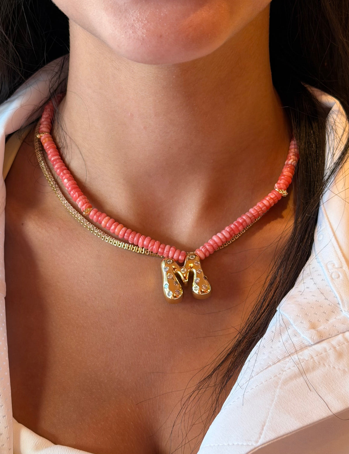 Letter Charm Necklace