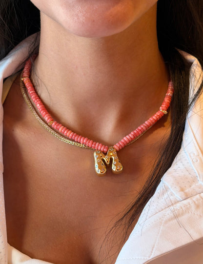 Letter Charm Necklace