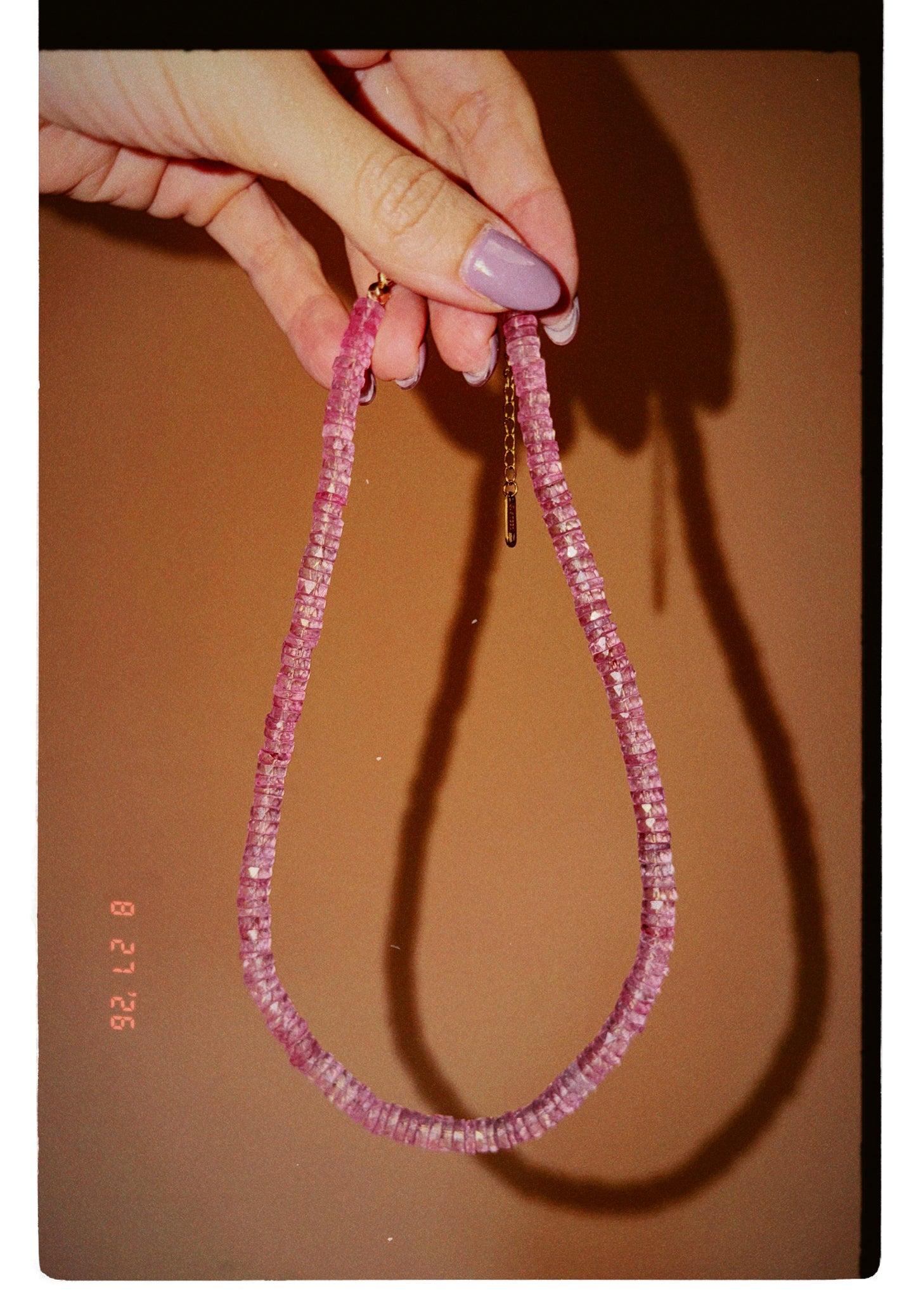 Pink Topaz Necklace