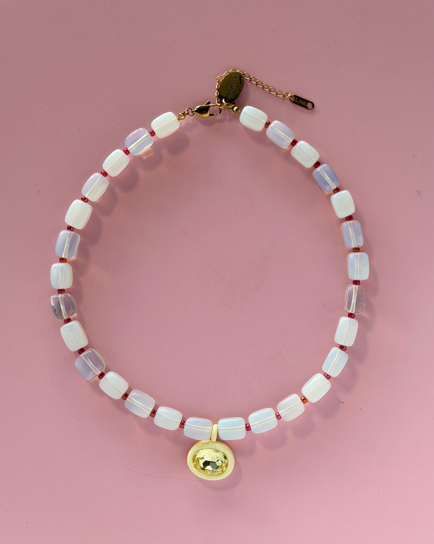 Pink Butter Necklace