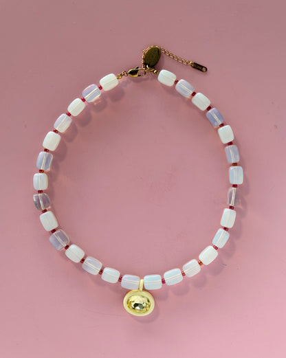 Pink Butter Necklace