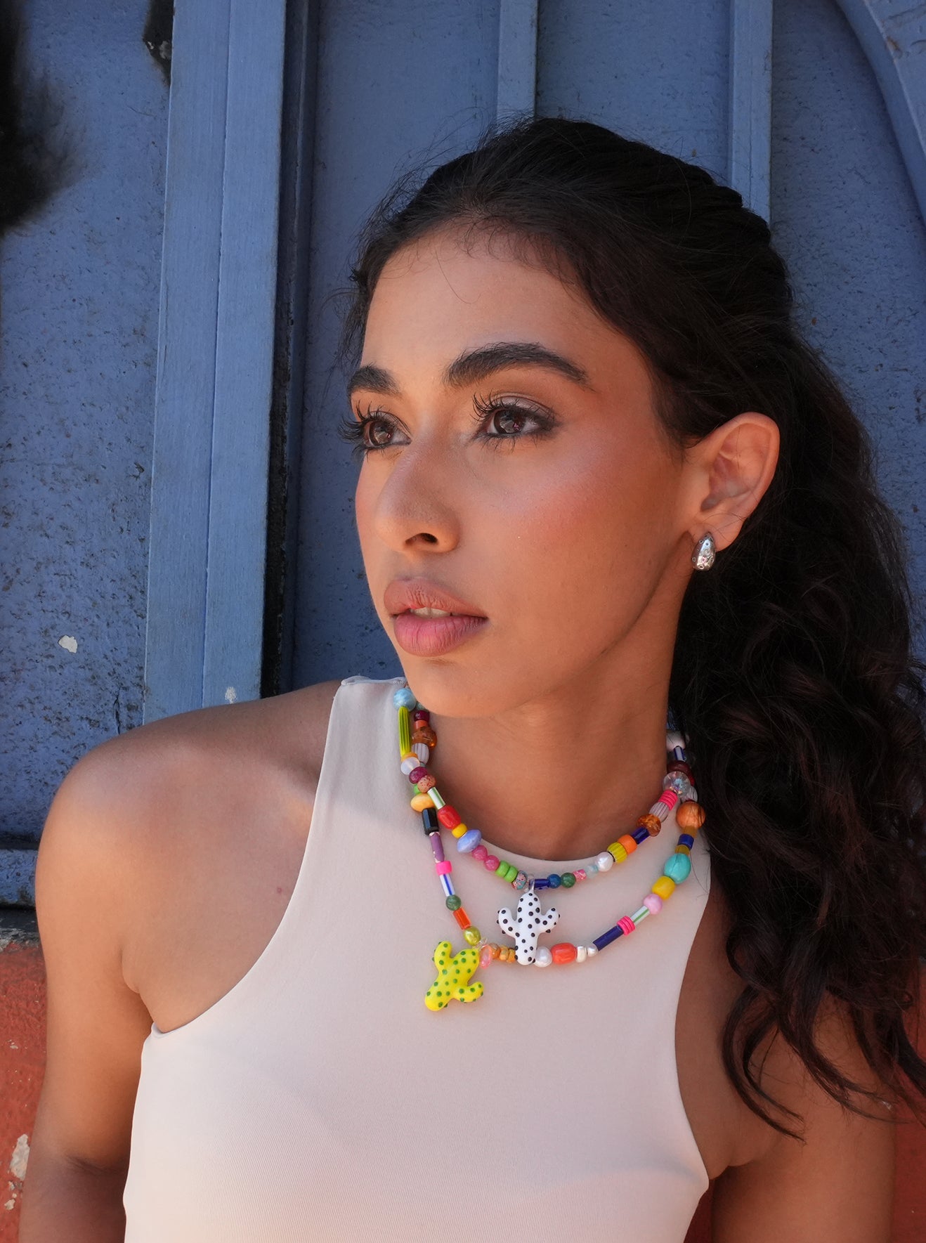 Funky Cactus Necklace