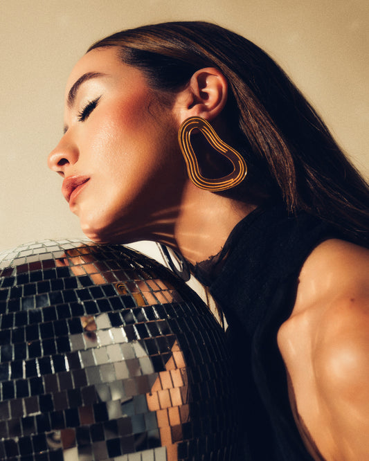 Celeste Golden Earrings