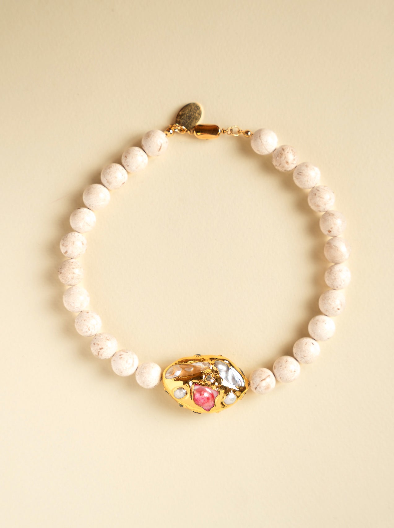 Duna White Necklace