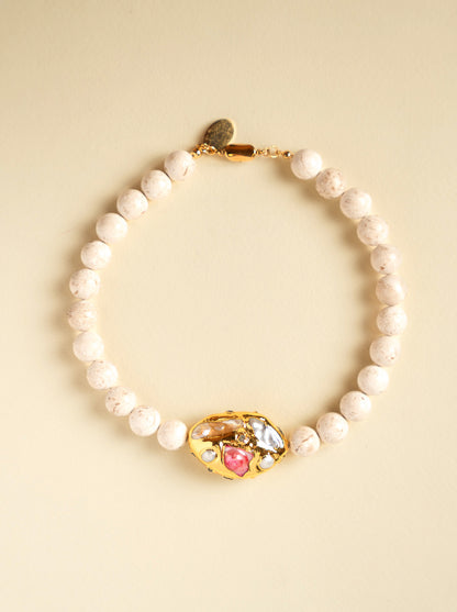 Duna White Necklace