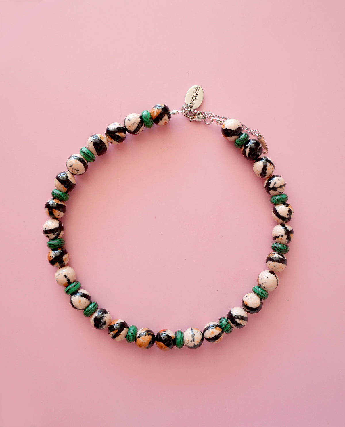 Green Beaded Necklace