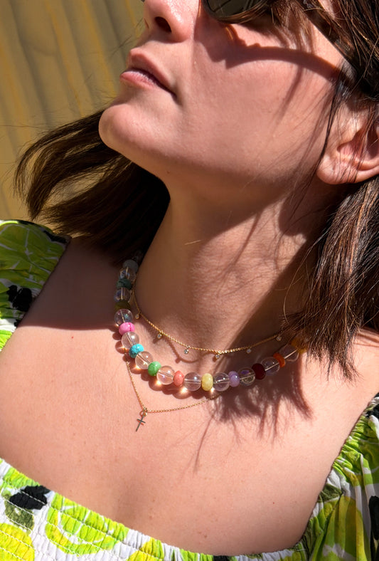 Collar colorido de Hailey