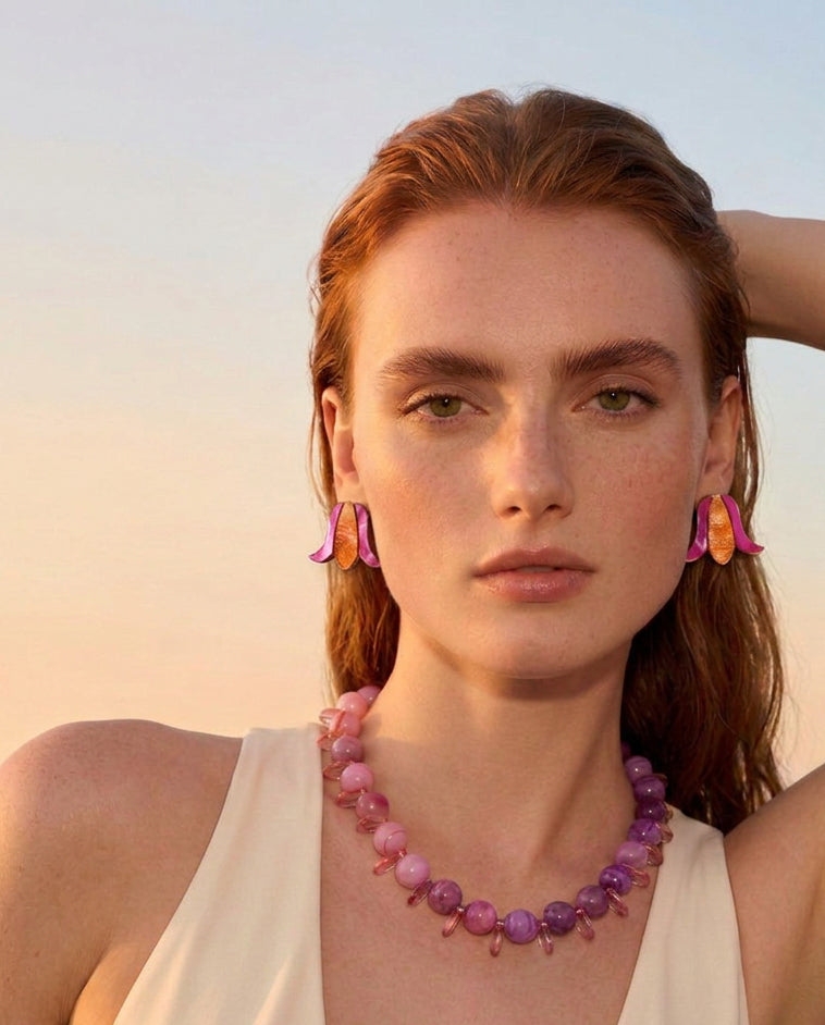 Mother Flower Earring