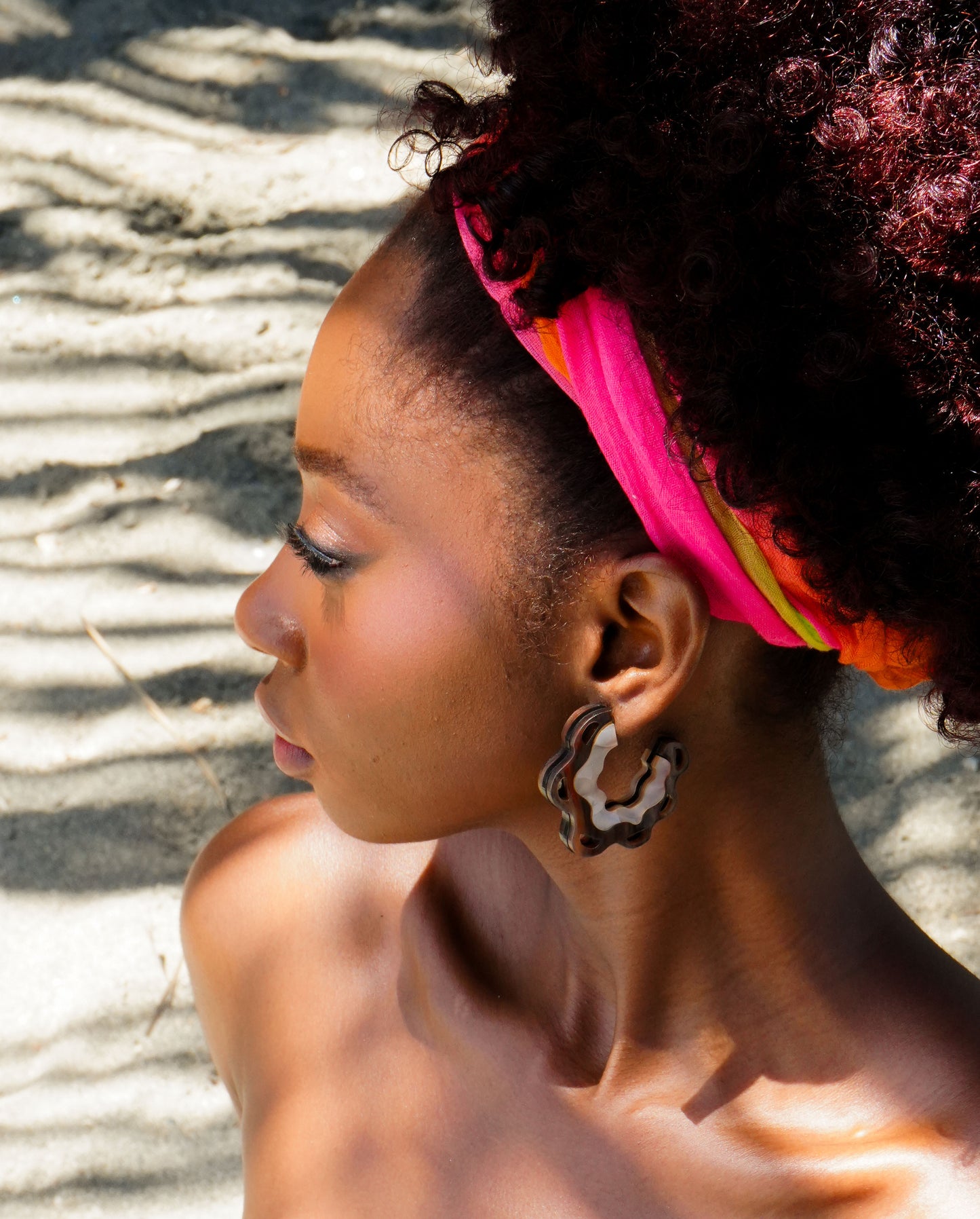 Kachi Brown Hoops