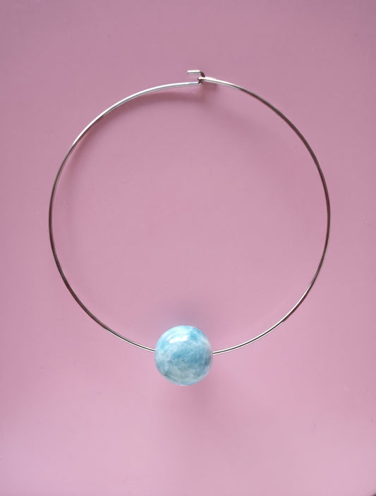 Larimar Ball Chocker