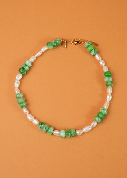 Matcha Pearl Necklace