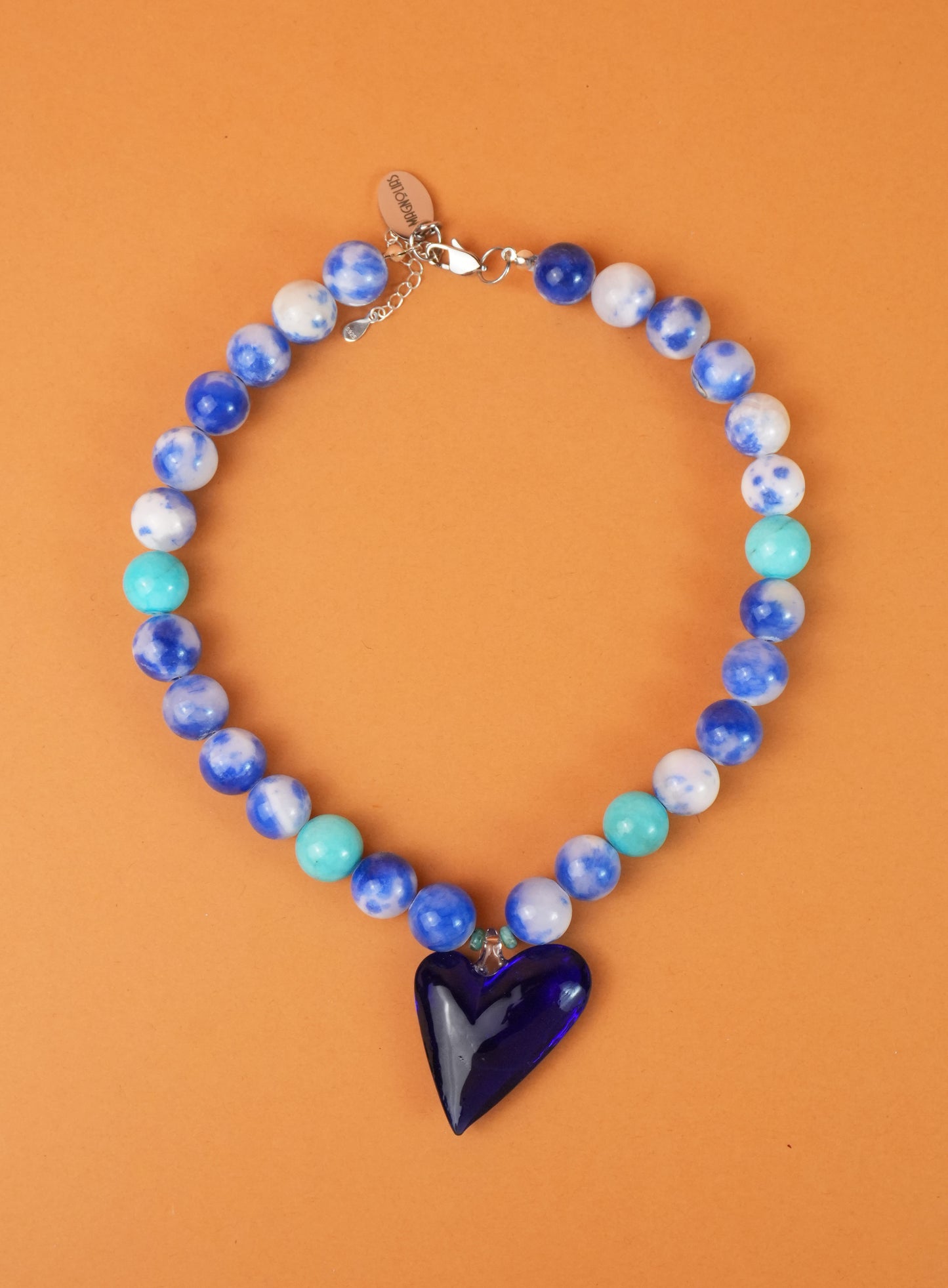 Rose Blue Necklace