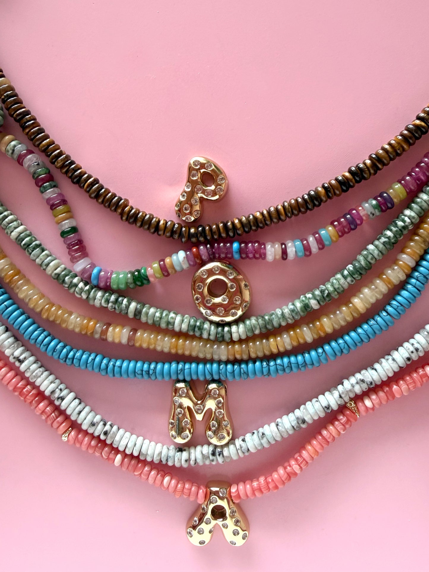 Letter Charm Necklace