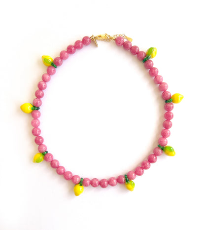 Pink Lemonade Necklace