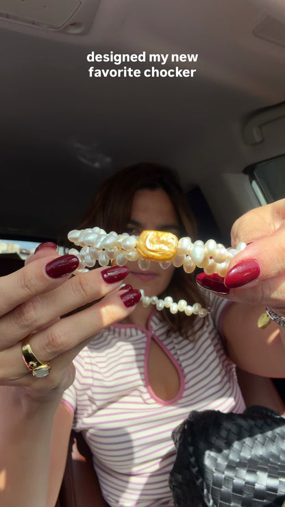 Sunset Pearl Chocker