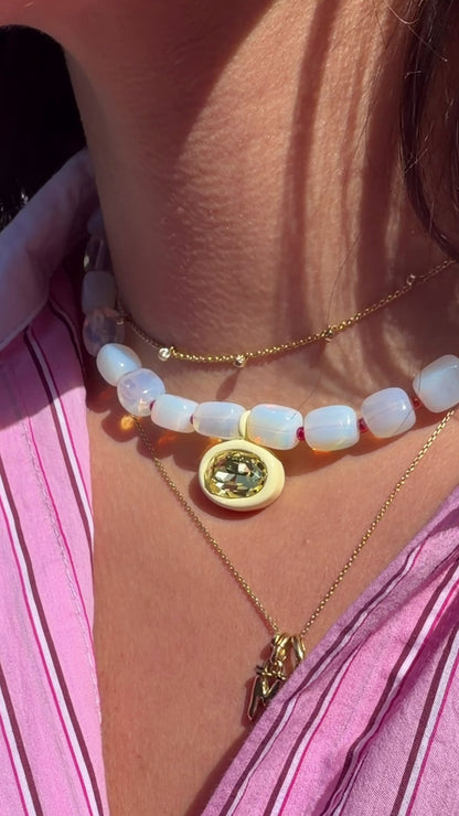 Pink Butter Necklace