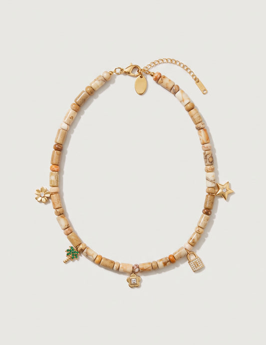 Bea Beige Necklace